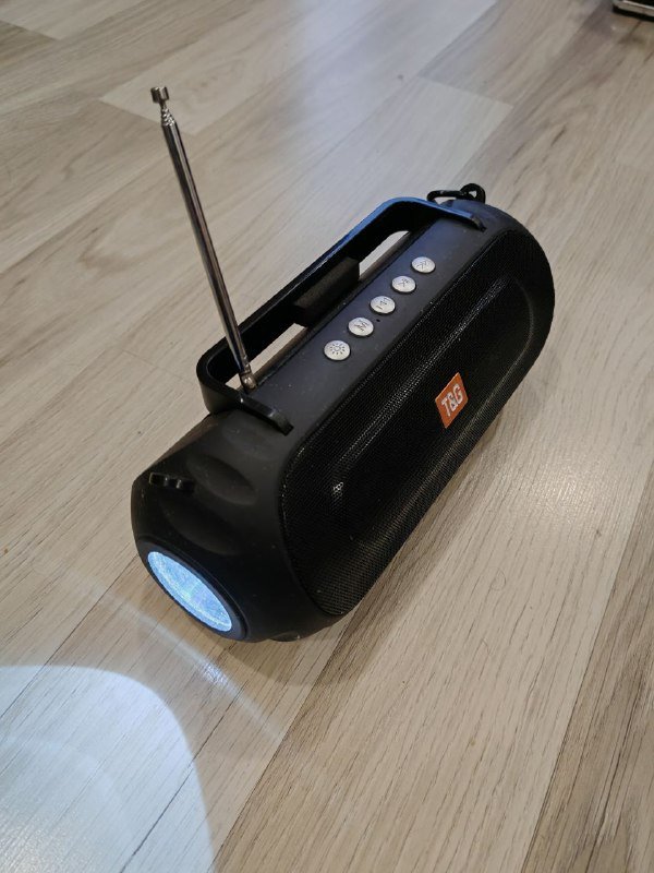 Колонка с радио и фонариком T&G 2