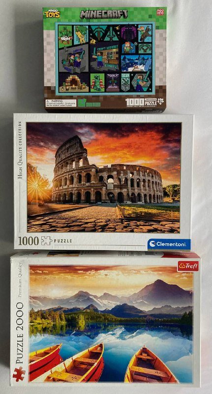 Пазлы Майнкрафт 1000 шт, Колизей 1000 шт, Рассвет 2000 шт