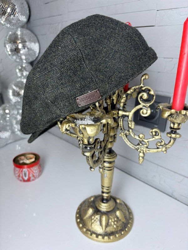 Оригинальная шляпа Barbour cheviot flat cap размер S 2