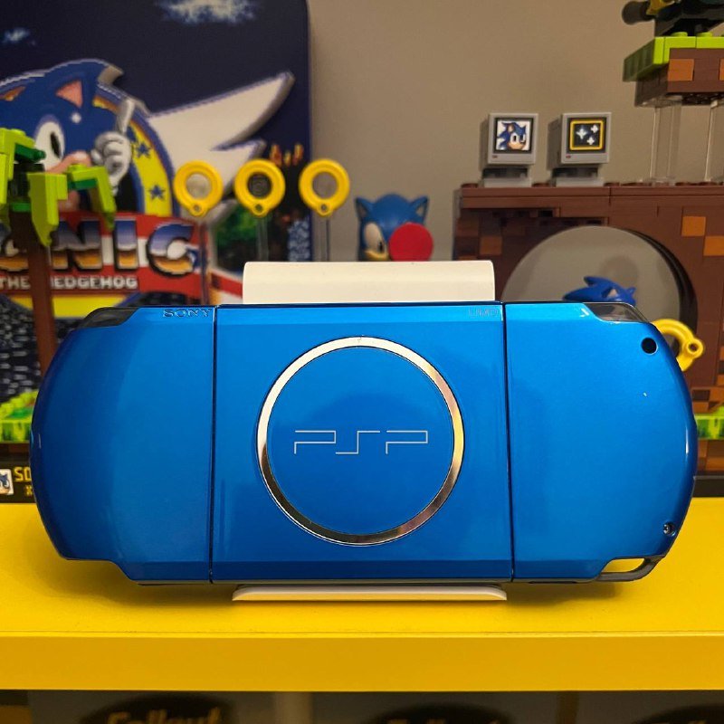 PSP 3000 Radiant Blue прошитая игровая консоль 3