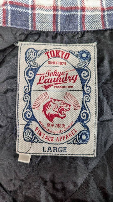 Утепленная клетчатая мужская рубашка Tokyo Laundry 4