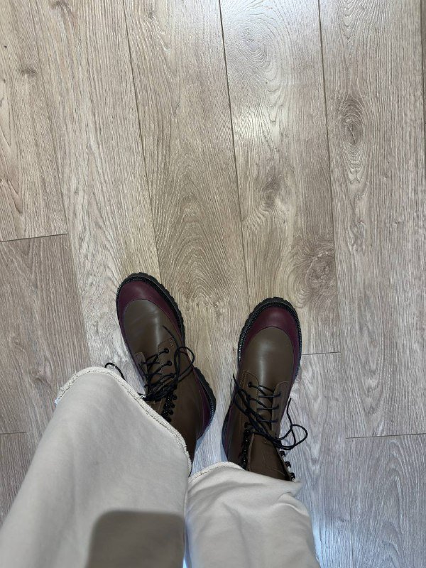 Мужские кожаные ботинки 43 размер 3