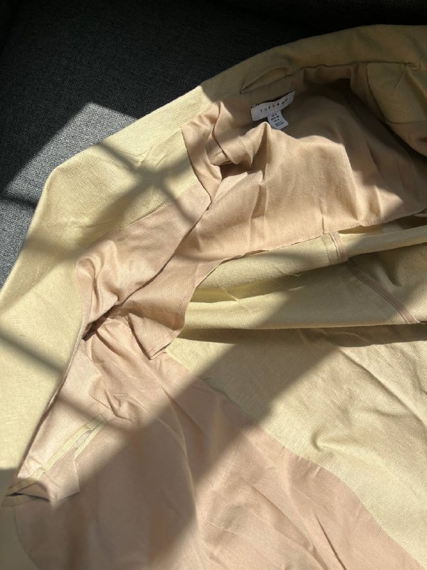 Льняной оверсайз пиджак Topshop, Stradivarius джинсы 4