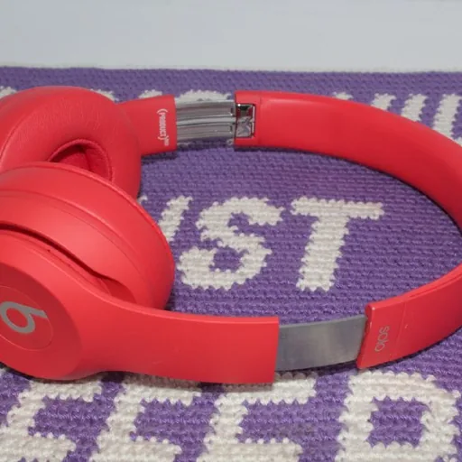 Beat Solo 3 wireless матовые красные наушники