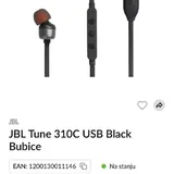 Проводные наушники JBL TUNE 310C USB 1