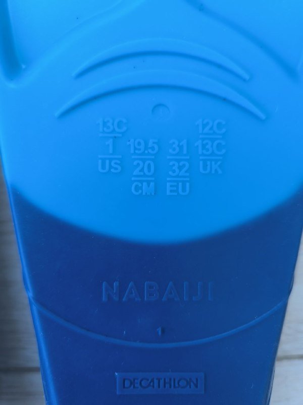 Детские ласты для плавания Decathlon NABAIJI 3