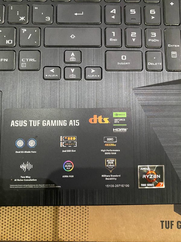 Игровой ноутбук Asus TUF A15 3