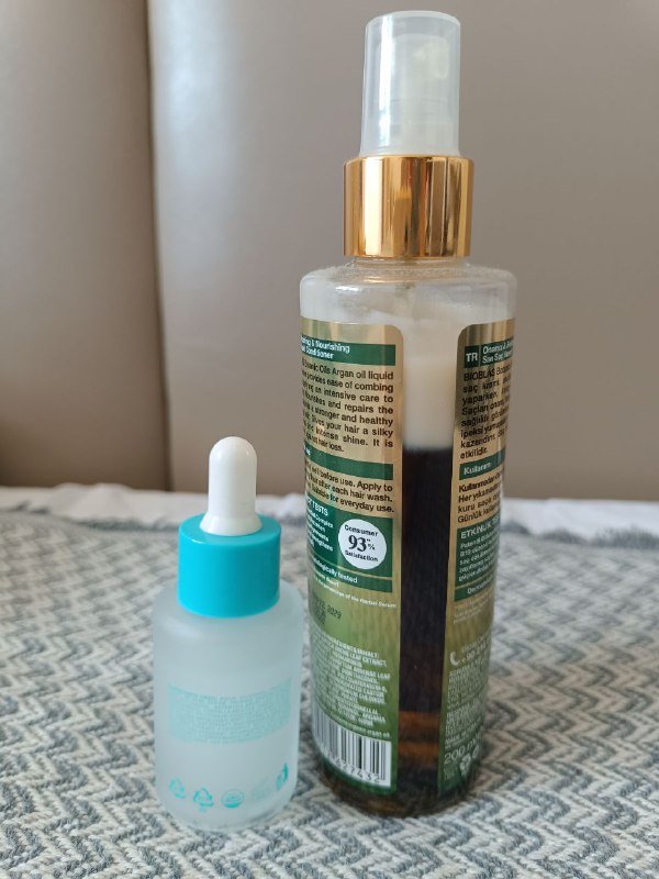 Спрей-кондиционер с аргановым маслом, сыворотка для лица 2