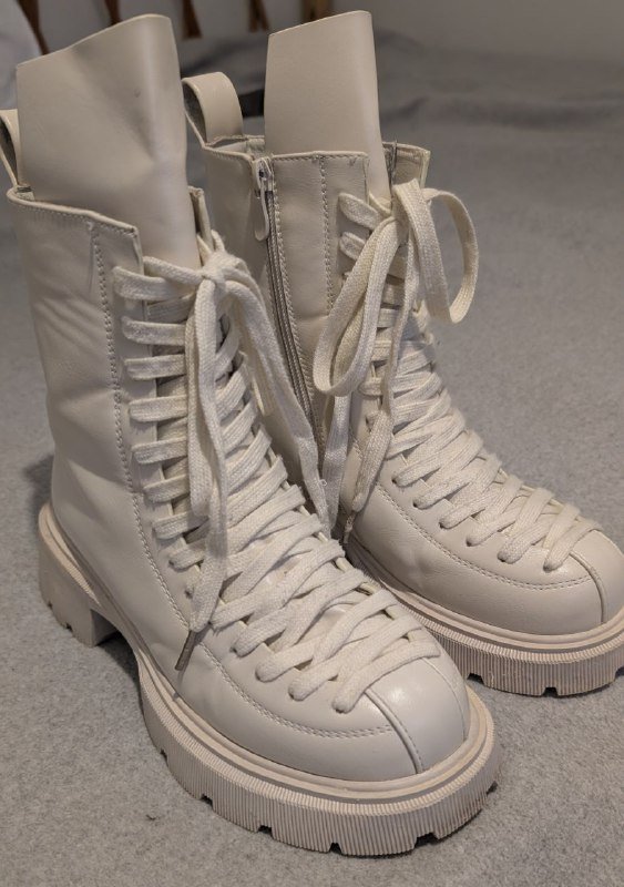 Ботинки женские зимние бежевые размер 38 1