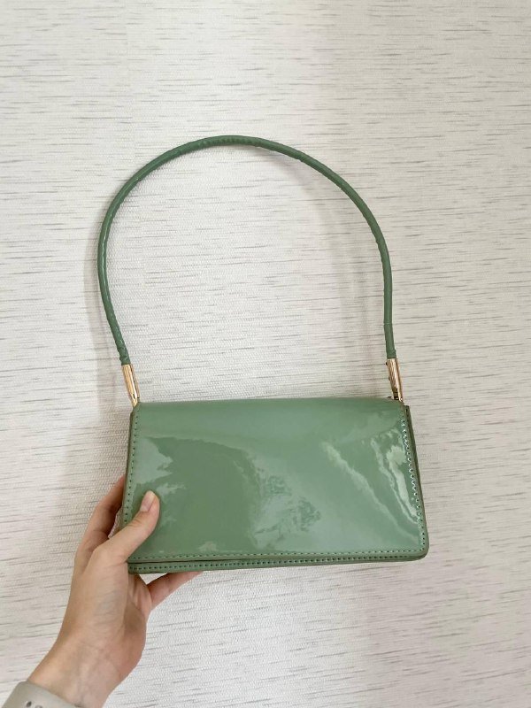 Сумка небольшая зелёная 2