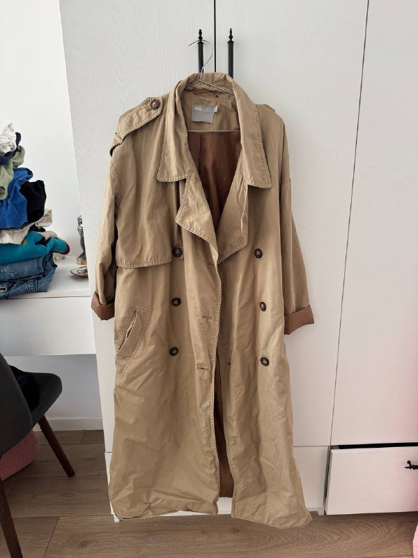 Тренч ASOS женский оверсайз