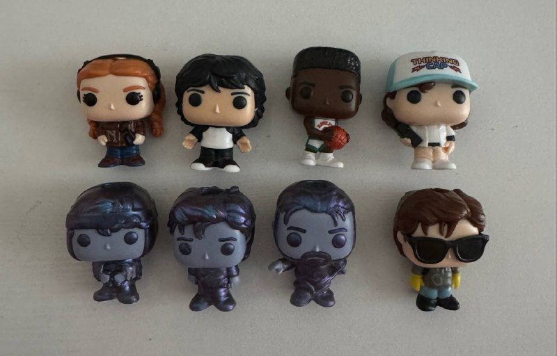 Фигурки повторки из киндера Stranger Things 2