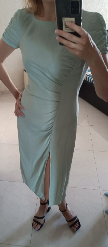 Темно-синее платье, фисташковое платье, голубое платье, цветное платье Pianura studio, платье 3