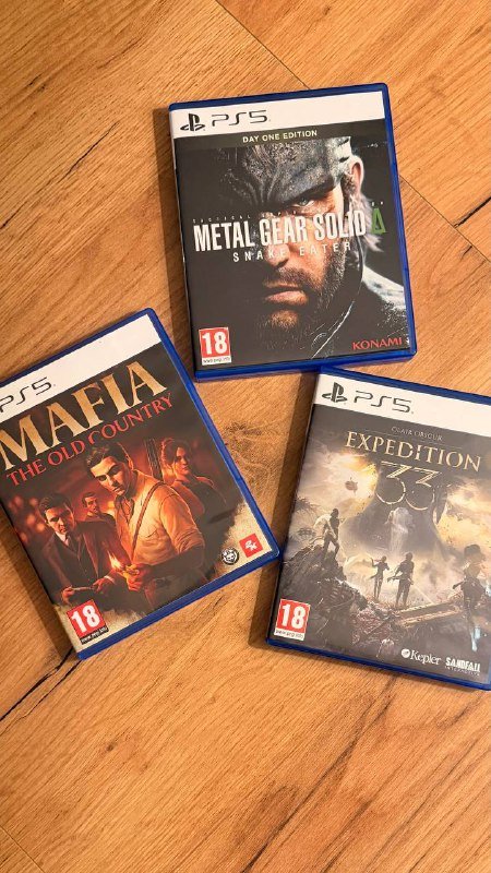 Metal Gear Solid, Mafia, Expedition 33 игры PS5