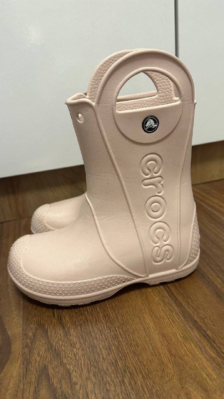 Синие и розовые сапоги Crocs 33-34 и 29 размеры 3