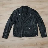 Мужская кожаная куртка Zara 1