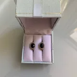 Серебряные серьги, цепочка 2