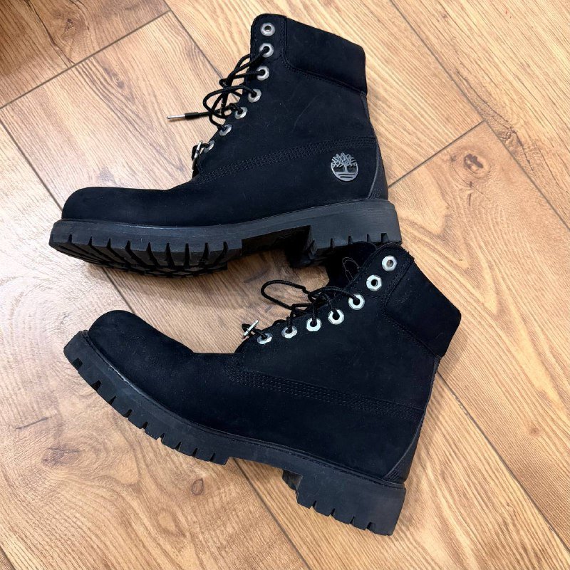 Ботинки Timberland черные мужские 4