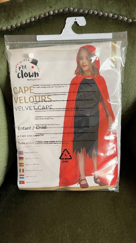 Капюшон Красной Шапочки детский 5