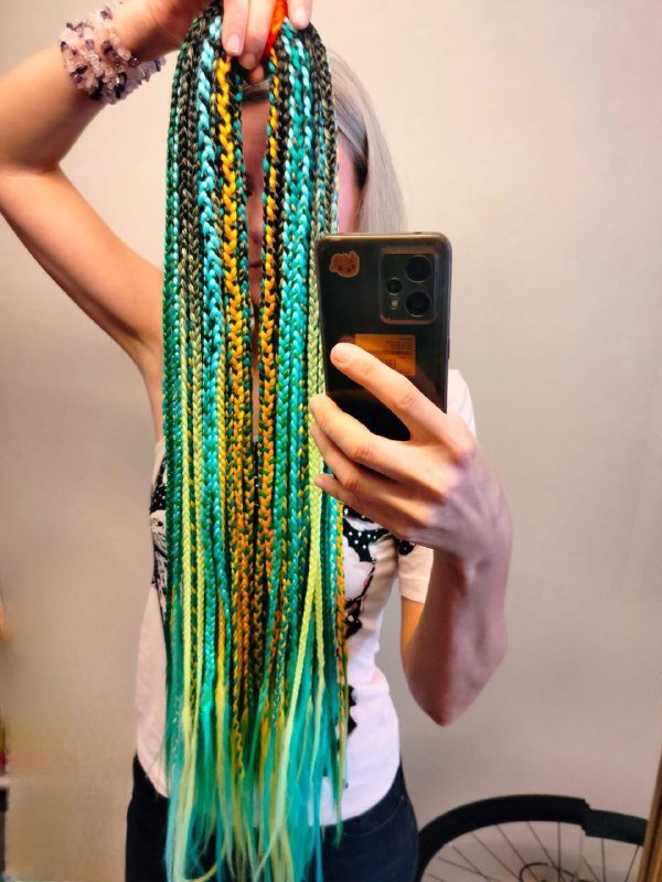 Комплект афрокос из канекалона 60 кос 4