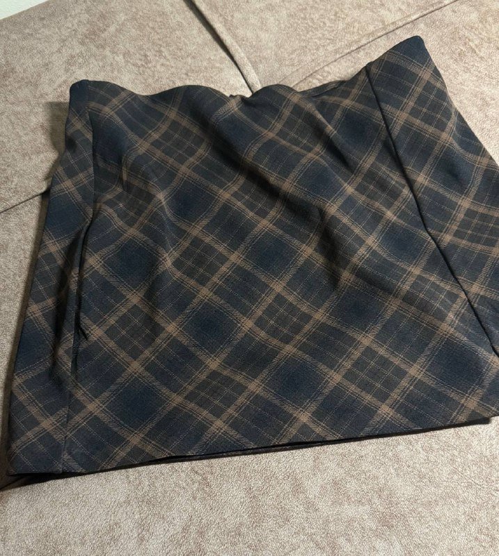 Клетчатая юбка на резинке