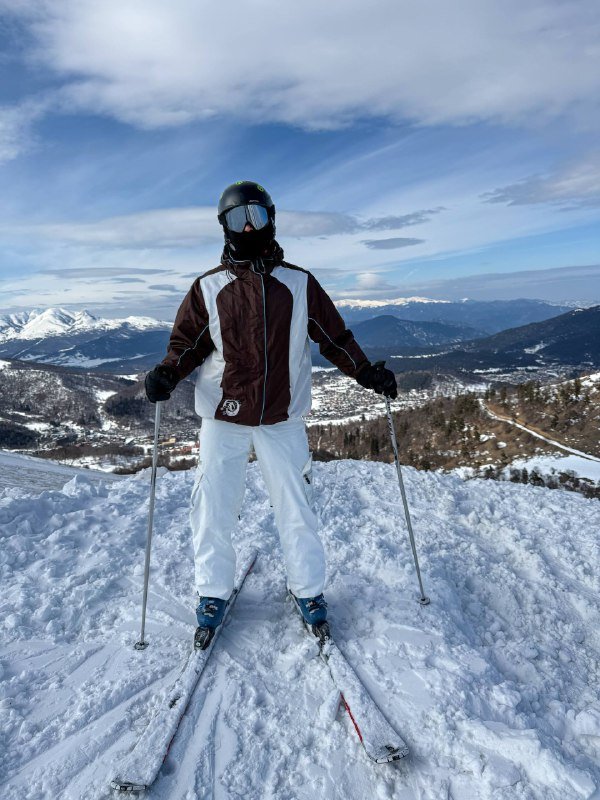 Горнолыжная куртка H.I.S Sports размер L шоколадного цвета