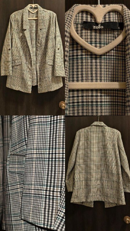 Пиджак Zolla Летний лёгкий без подкладки размер S