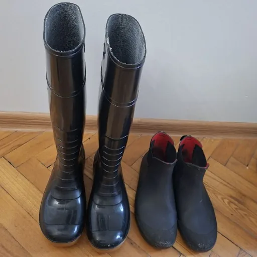 Резиновые сапоги, короткие городские сапоги