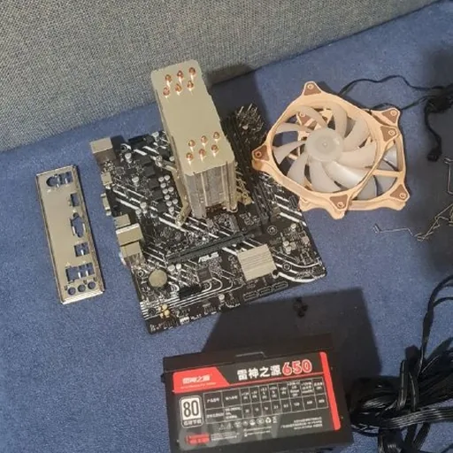 i3-13100F პროცესორი, Asus Prime H610M-K D4 დედაპლატა, ქულერი, 650 ვტ კვების ბლოკი
