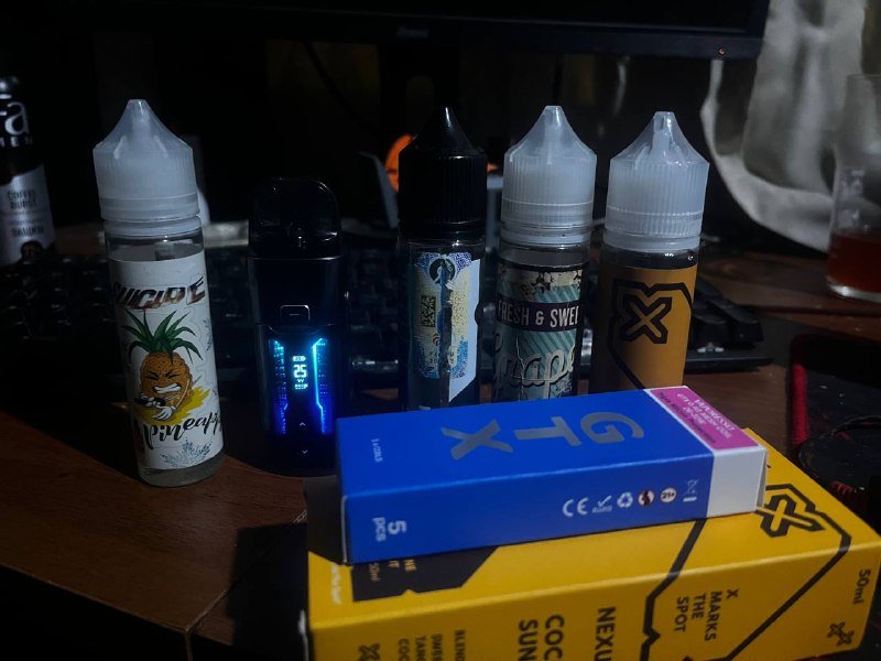 вэйп Vaparesso Luxe с катриджами и жидкостями