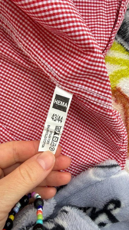 Рубашка мужская с коротким рукавом Hema XL 3