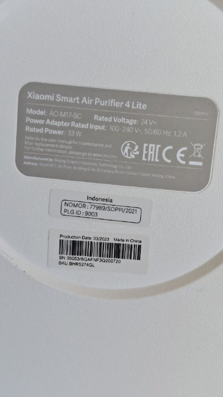 Xiaomi Smart Air Purifier 4 Lite очиститель воздуха 2
