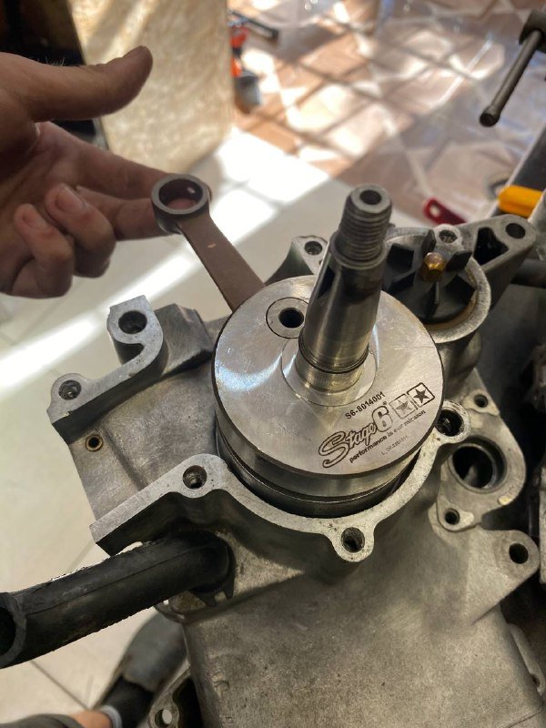 Derbi GP1 мопед, двигатель Hiper 2, тюнинг, водяное охлаждение 6