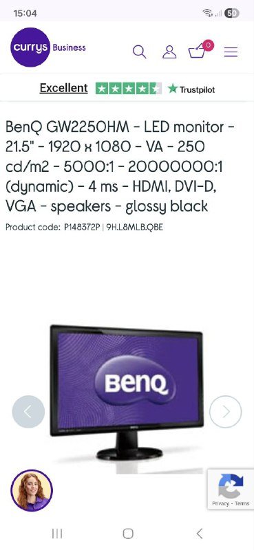 22LED монитор BenQ dw2250hm 7