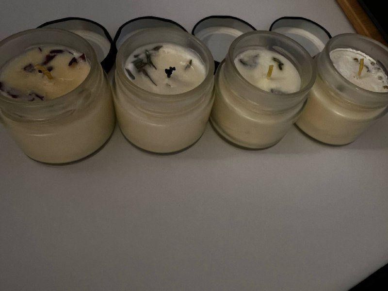 Свечи ручной работы апельсин-корица, пачули, мята, эвкалипт 2