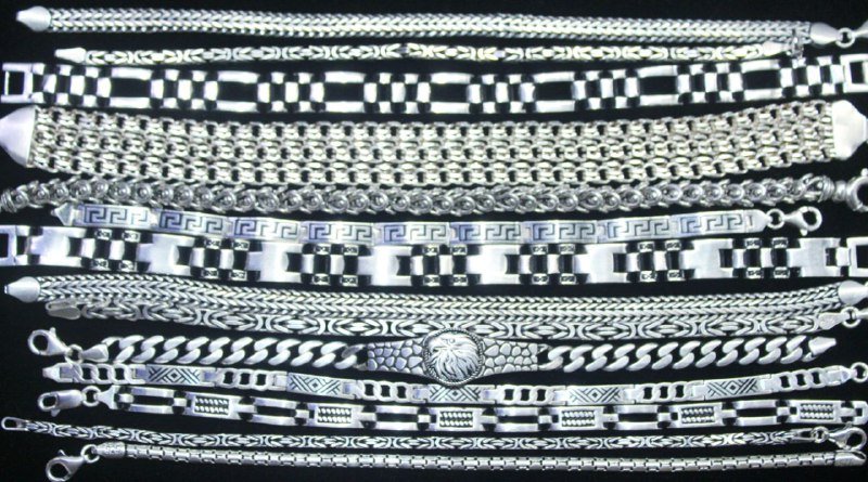 Серебряные Мужрские Браслеты 925 2