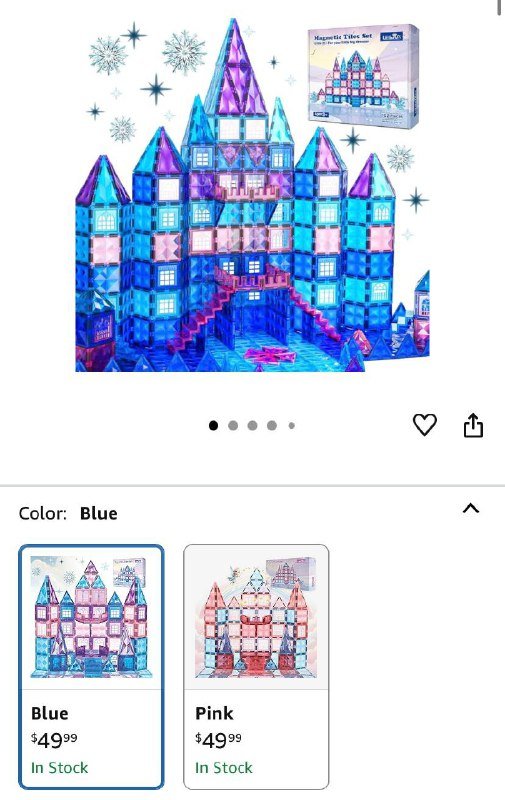 Магнитный конструктор 102 детали 8