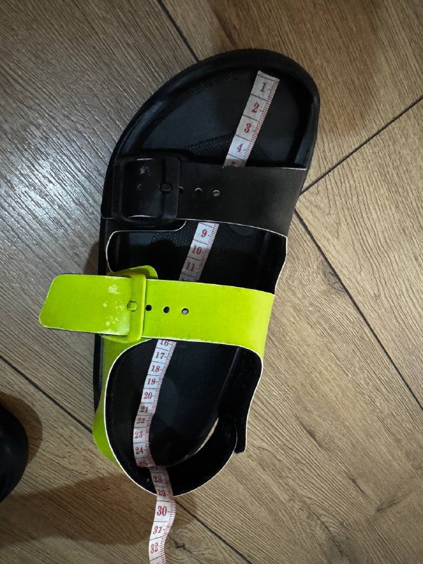 Сандалии Birkenstock черно-зеленые, размер 36 3