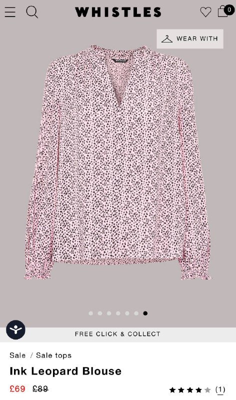 Льняной пиджак Topshop, блузка Whistles 7