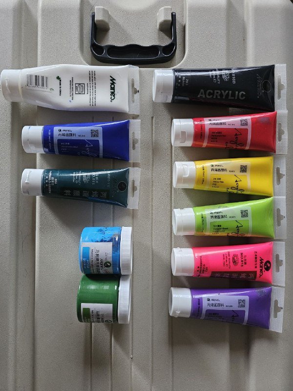 Набор акриловых красок 120мл и 75мл