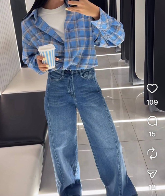 Рубашка oversize