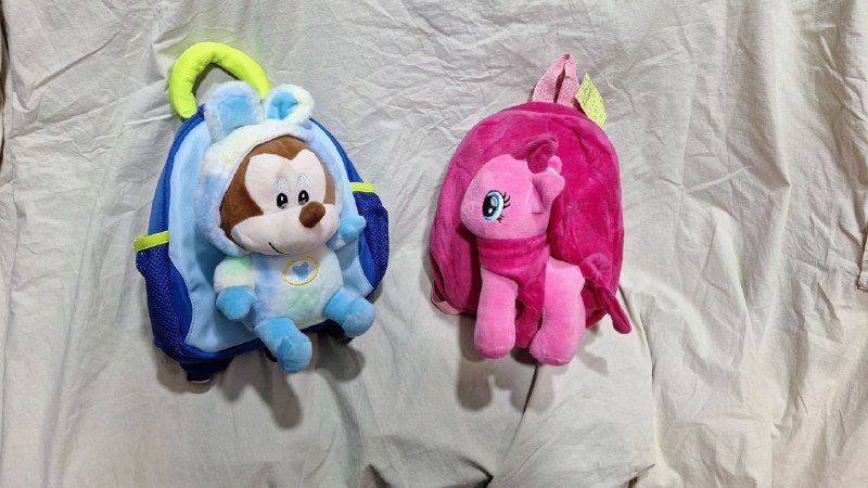 Чёрный рюкзак, детские рюкзаки, тележка, дорожная сумка 2