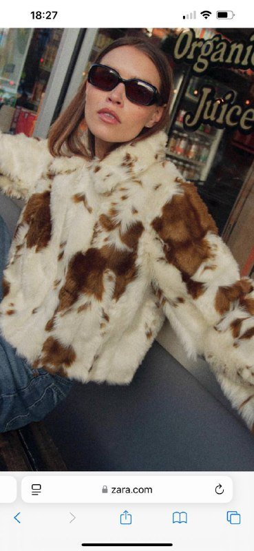 Шуба Zara женская 2