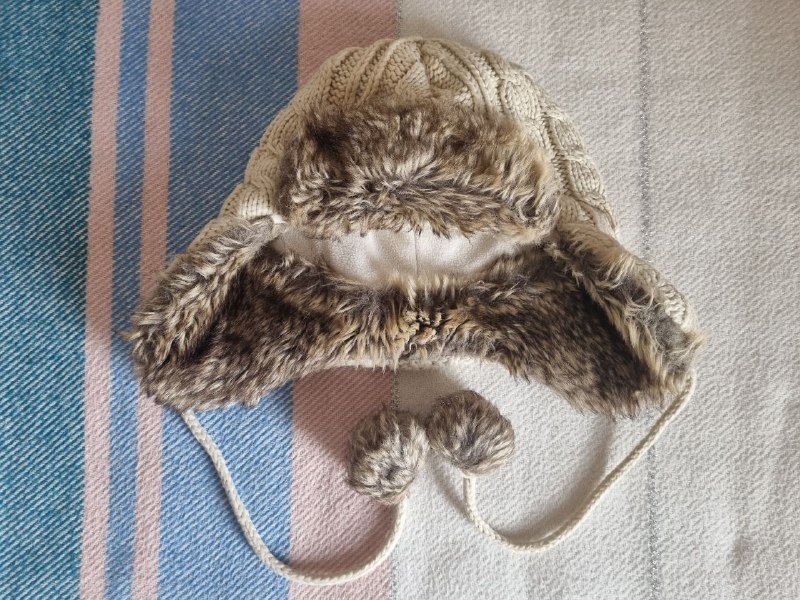 Теплая шапка-ушанка, бордовая повязка, разноцветная повязка 2