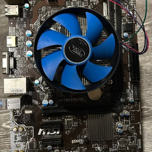 Материнская плата MSI H110M PRO-VH, Intel Core i5-7400, DeepCool
