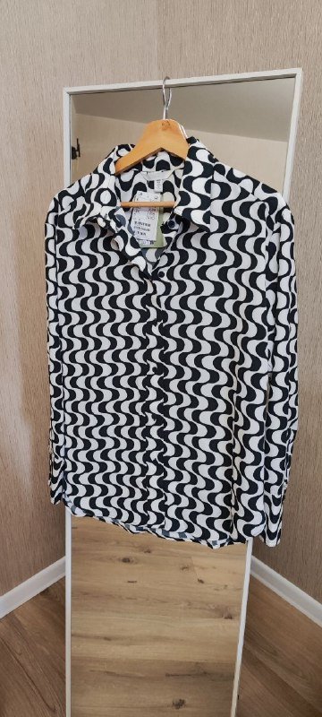 Новая рубашка HM размер М из вискозы