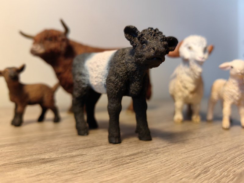 коллекционные фигурки животных Schleich: бык, коза, теленок 6