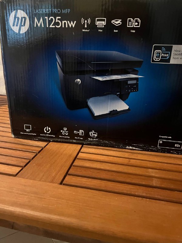 Принтер HP LaserJet Pro MFP M125nw