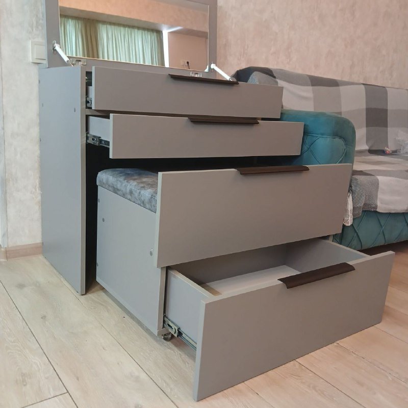 Серый комод трансформер 3