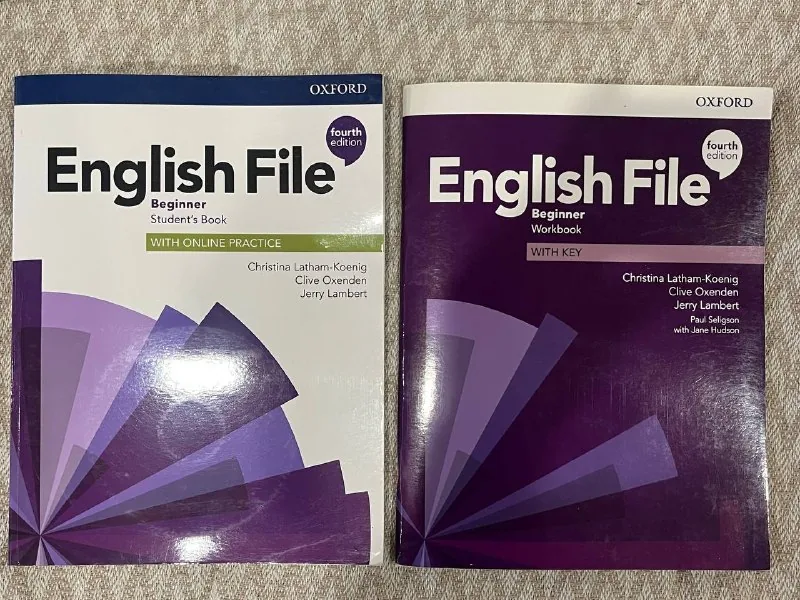 English File Beginner учебник и рабочая тетрадь